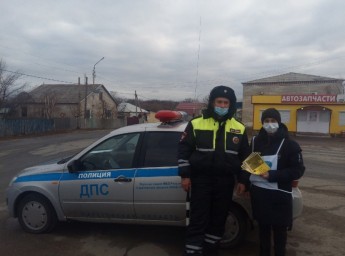 
21 ноября в Лысогорском районе прошла информационная акция по профилатике безопасности дорожного д