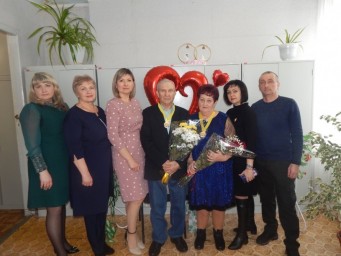 
​В отделе ЗАГС по Лысогорскому району состоялось торжественное чествование полувекового супружеско