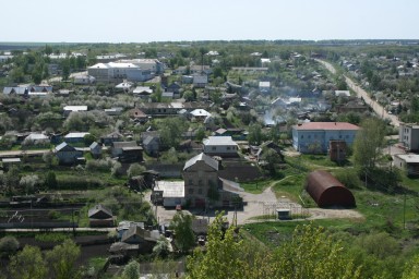 Вид на поселок с Лысой горы