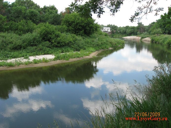 Река Медведица в районе ГЭСа