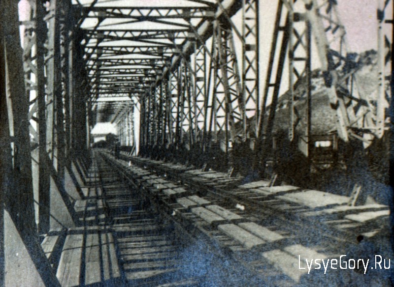 Железнодорожный мост поселок Лысые горы